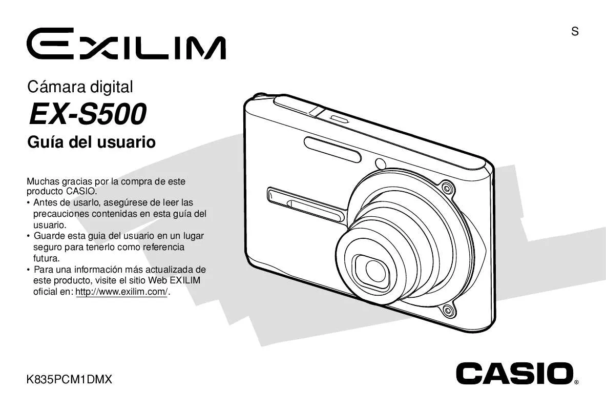 Mode d'emploi CASIO EXILIM EX-S500