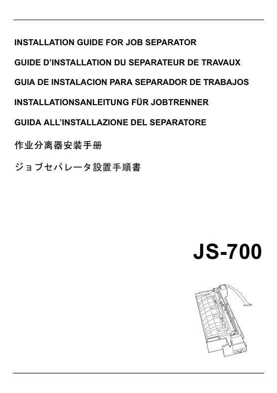 Mode d'emploi KYOCERA JS-700