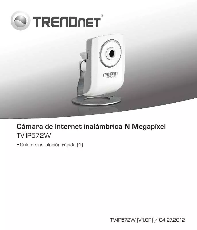 Mode d'emploi TRENDNET TV-IP572W